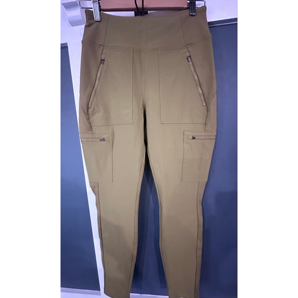 Athleta Pants - Women's Athleta Headlands Hybrid Cargo II Tight Leggings Size 4 Olive Green